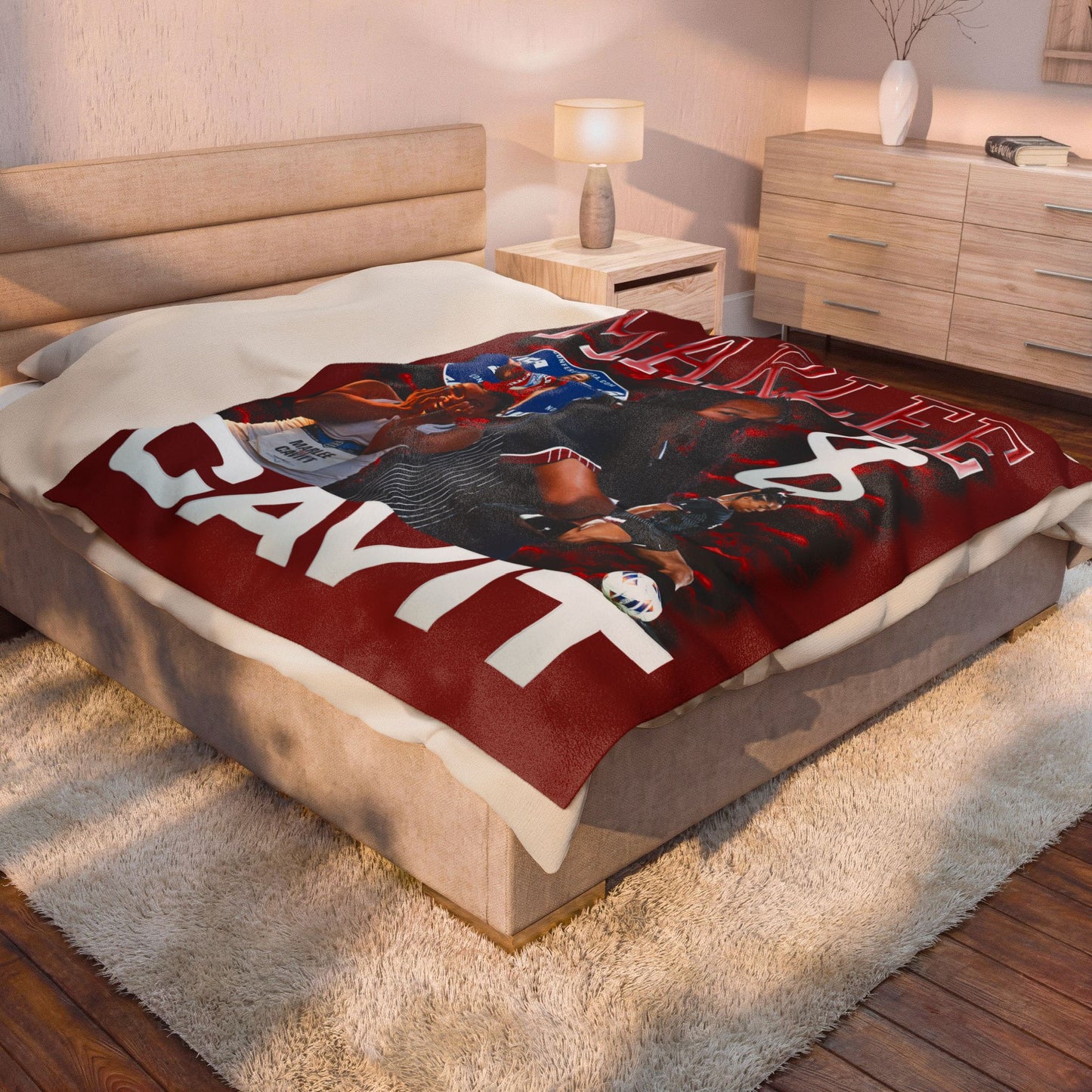 Marlee Cavit 60"-80" Plush Blanket