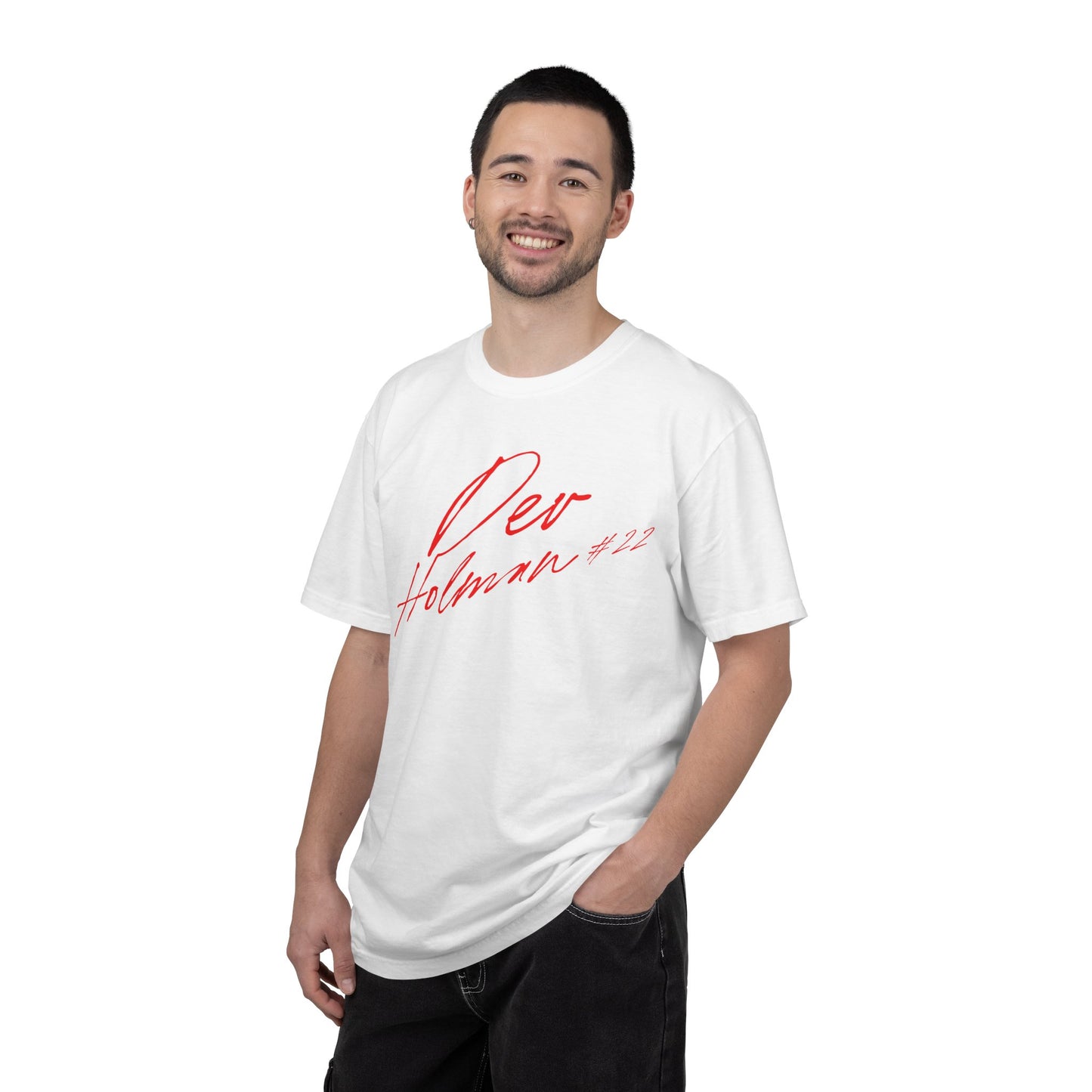 Devaon Holman Cursive Name & Number Premium Tee