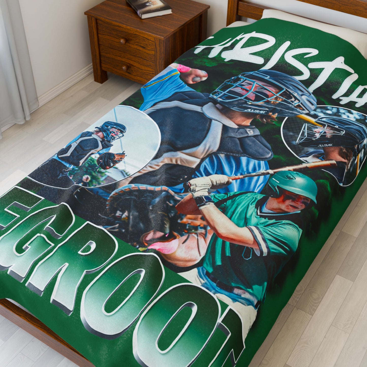 Christian Degroot 60"-80" Plush Blanket