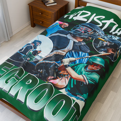 Christian Degroot 60"-80" Plush Blanket