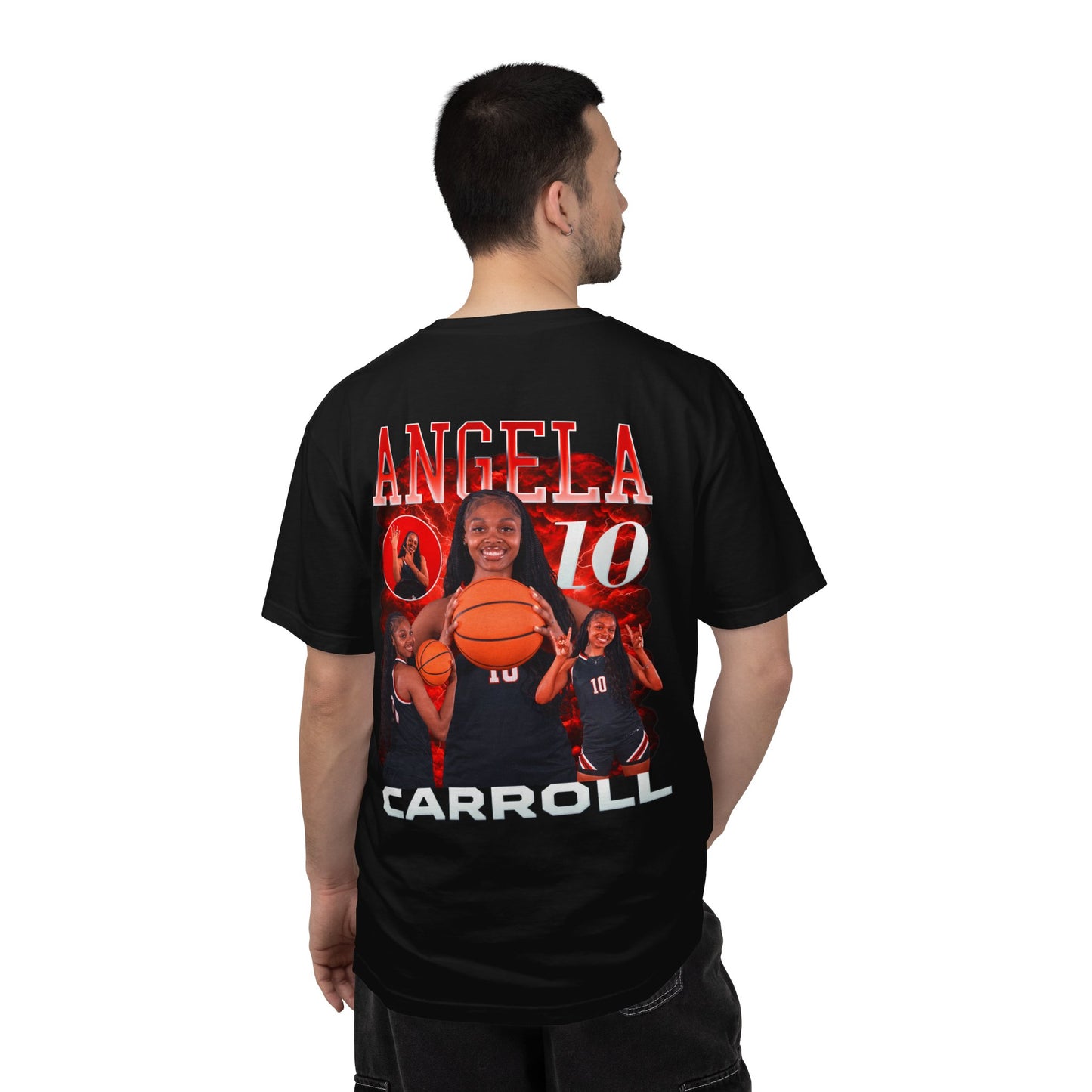Angela Carroll Logo Front & Back Premium Tee