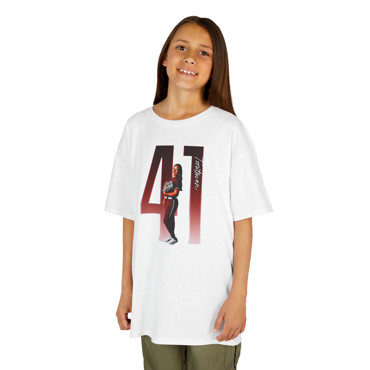 Taylor Troutman Player Icon Number Kids Tee