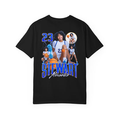 Alexandra Stewart Logo Front & Back Premium Tee
