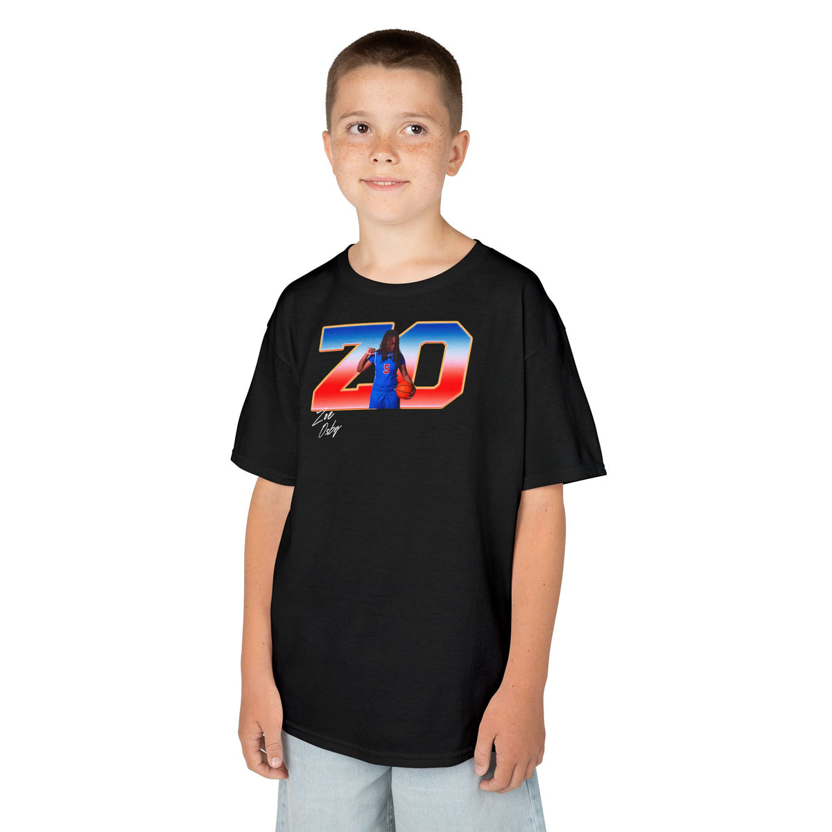 Zoe Osby Big Initials Kids Tee