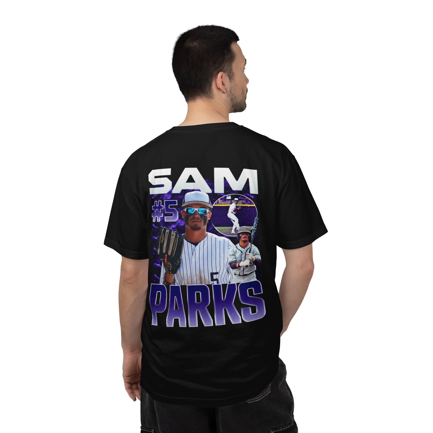 Sam Parks Logo Front & Back Premium Tee