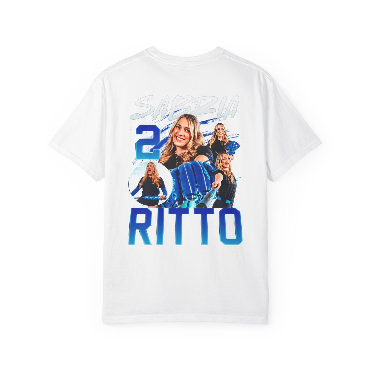 Sabria Ritto Logo Front & Back Premium Tee