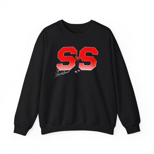 Sydney Strickland Big Initials Colored Crewneck Sweatshirt