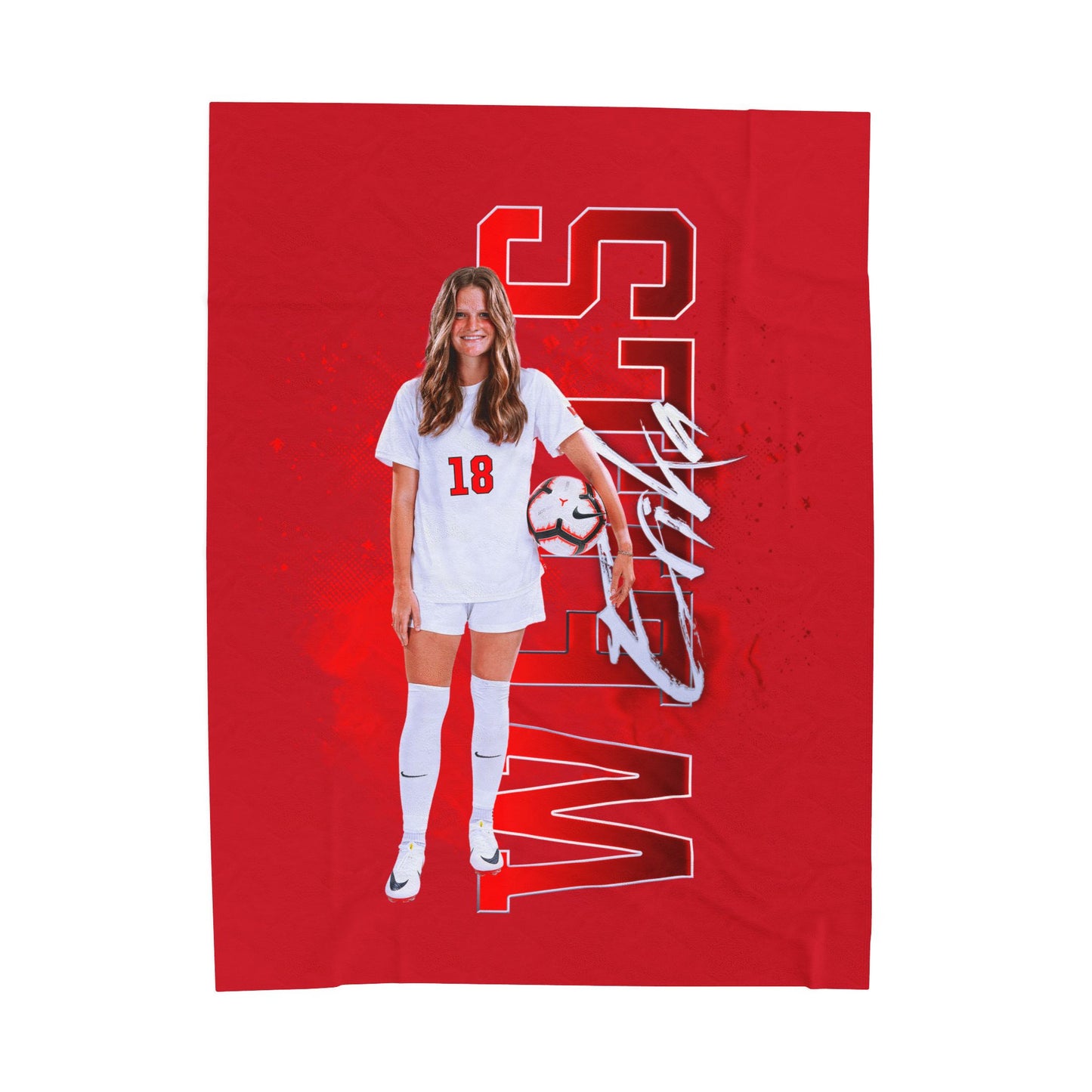 Erika Wells 60"-80" Plush Blanket
