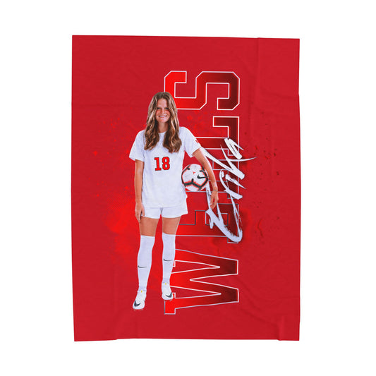 Erika Wells 60"-80" Plush Blanket