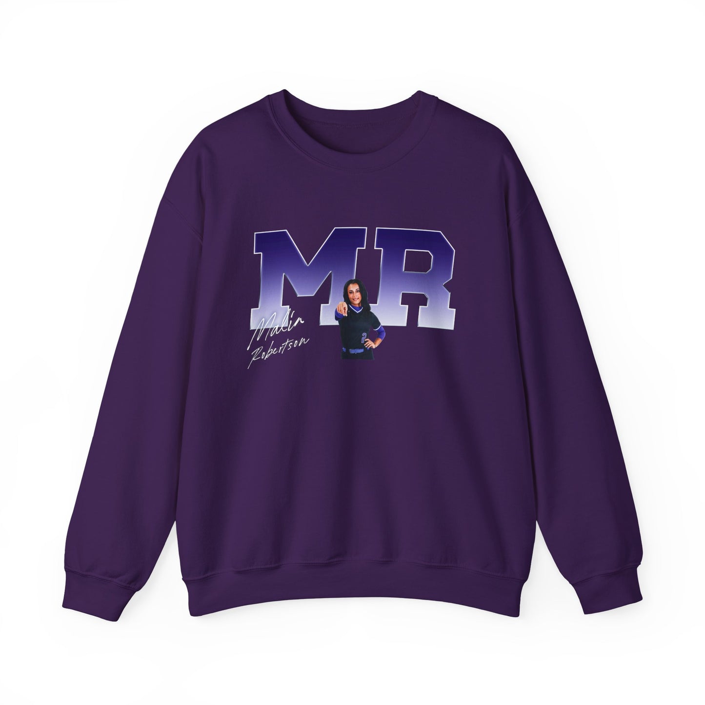 Malia Robertson Big Initials Crewneck Sweatshirt