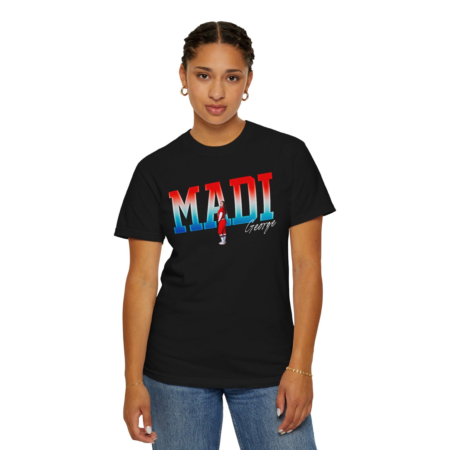Madi George Cursive Combo Premium Tee