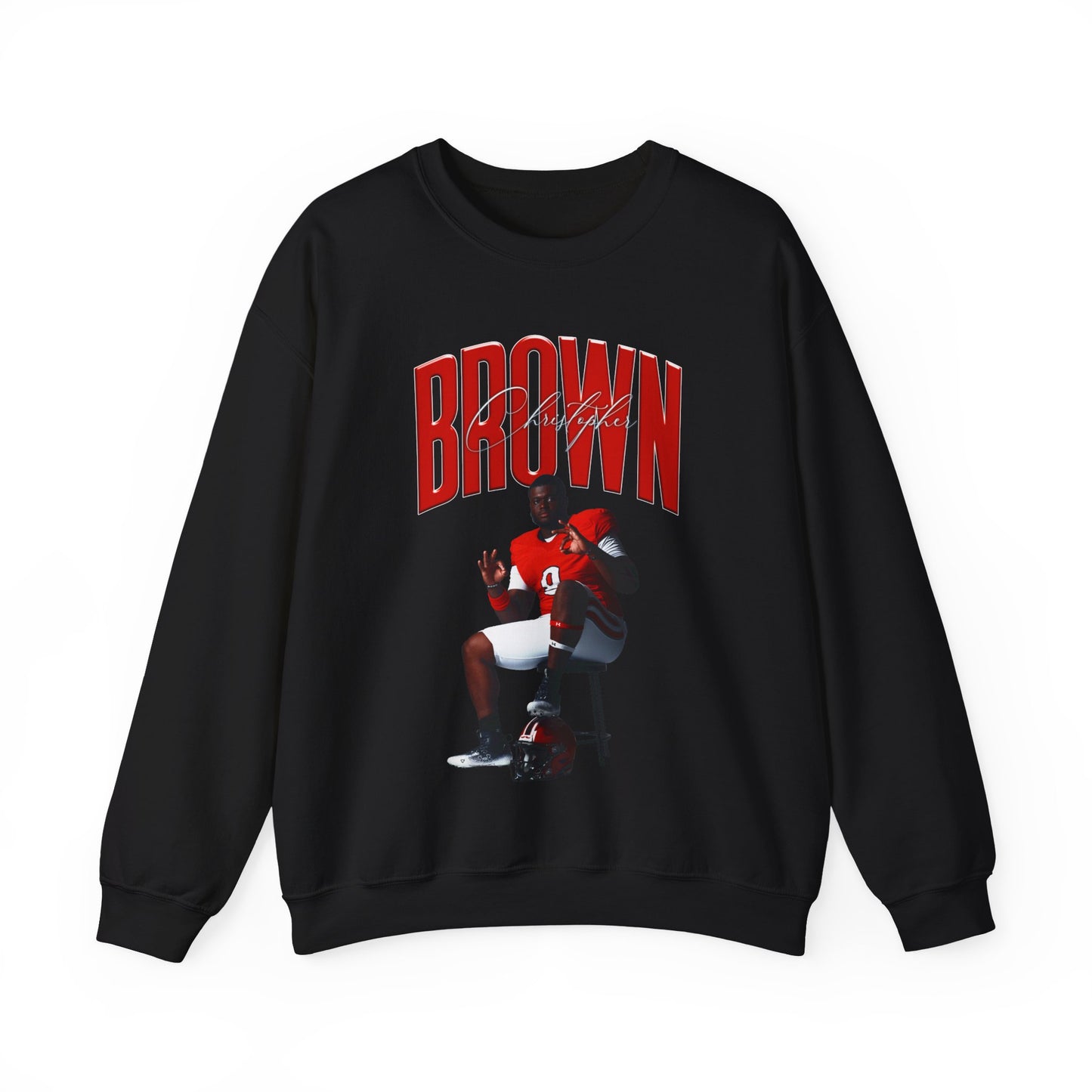 Christopher Brown Athlete Glory Crewneck Sweatshirt