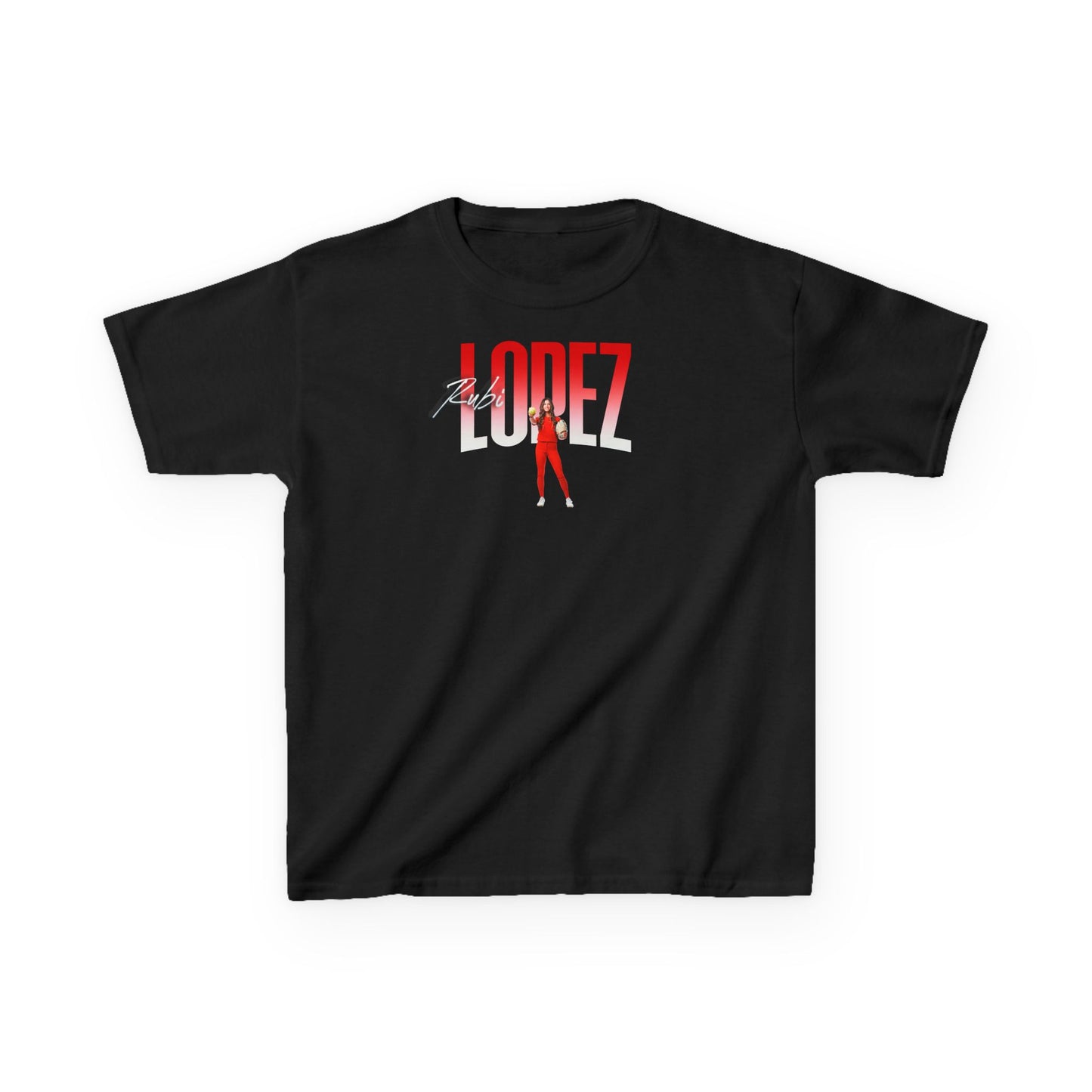 Rubi Lopez Big Last Name Kids Tee