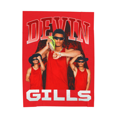 Devin Gills 60"-80" Plush Blanket