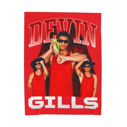 Devin Gills 60"-80" Plush Blanket