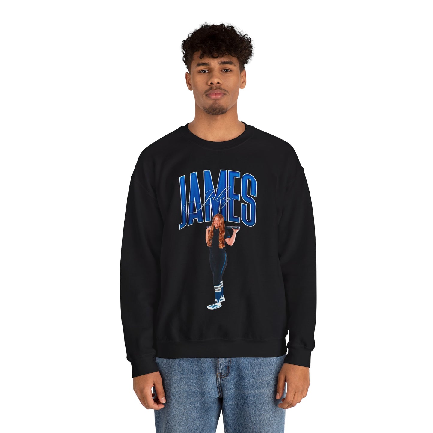 Jaley James Big Last Name Crewneck Sweatshirt