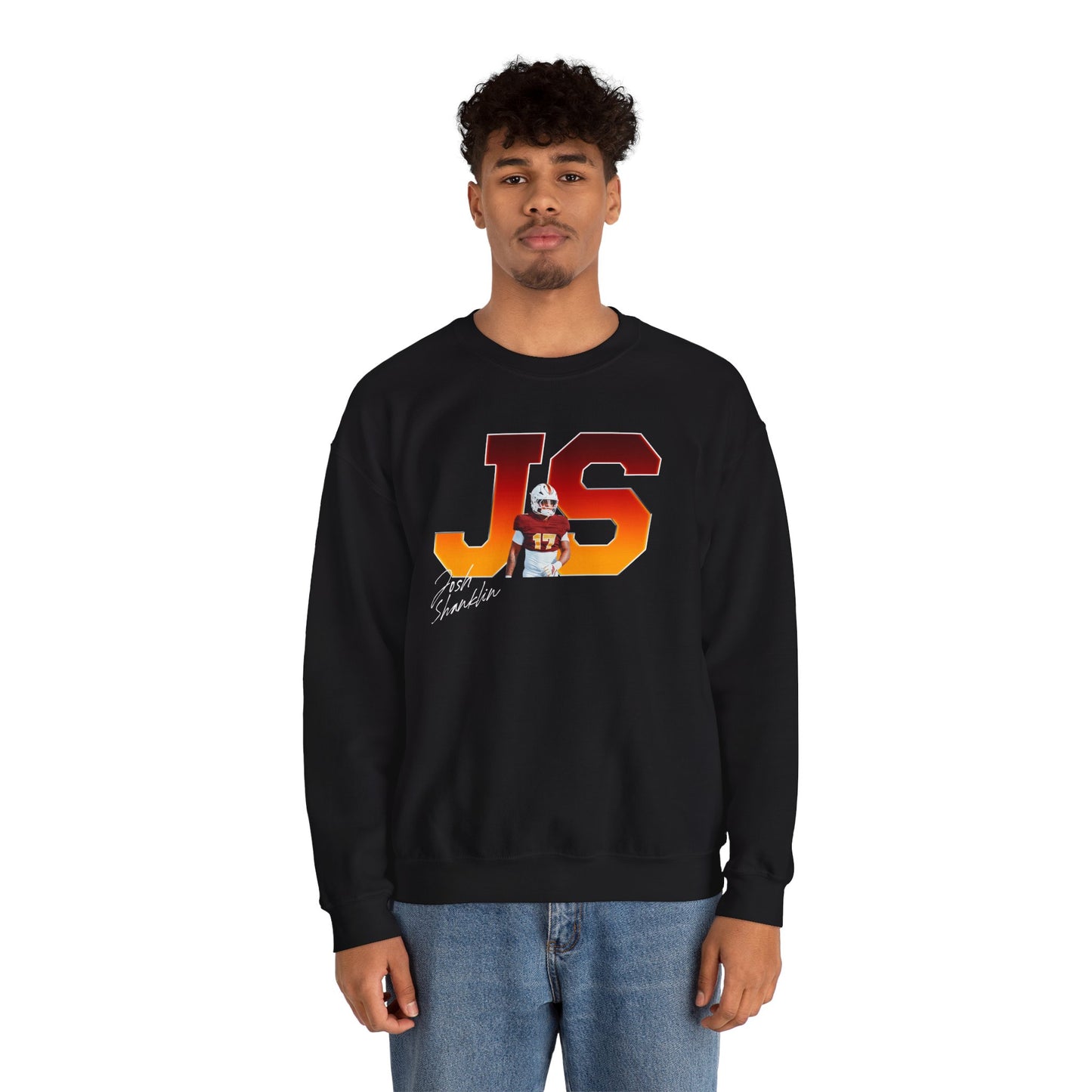 Josh Shanklin Big Initials Colored Crewneck Sweatshirt