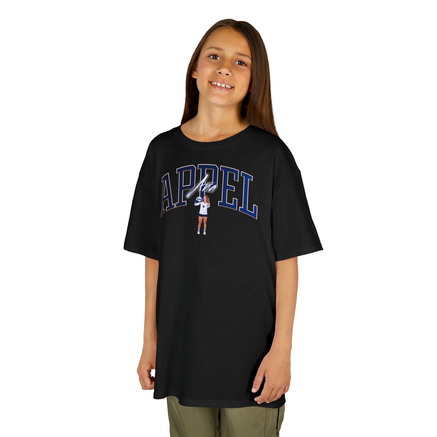 Ana Appel Curved Combo Colored Kids Tee