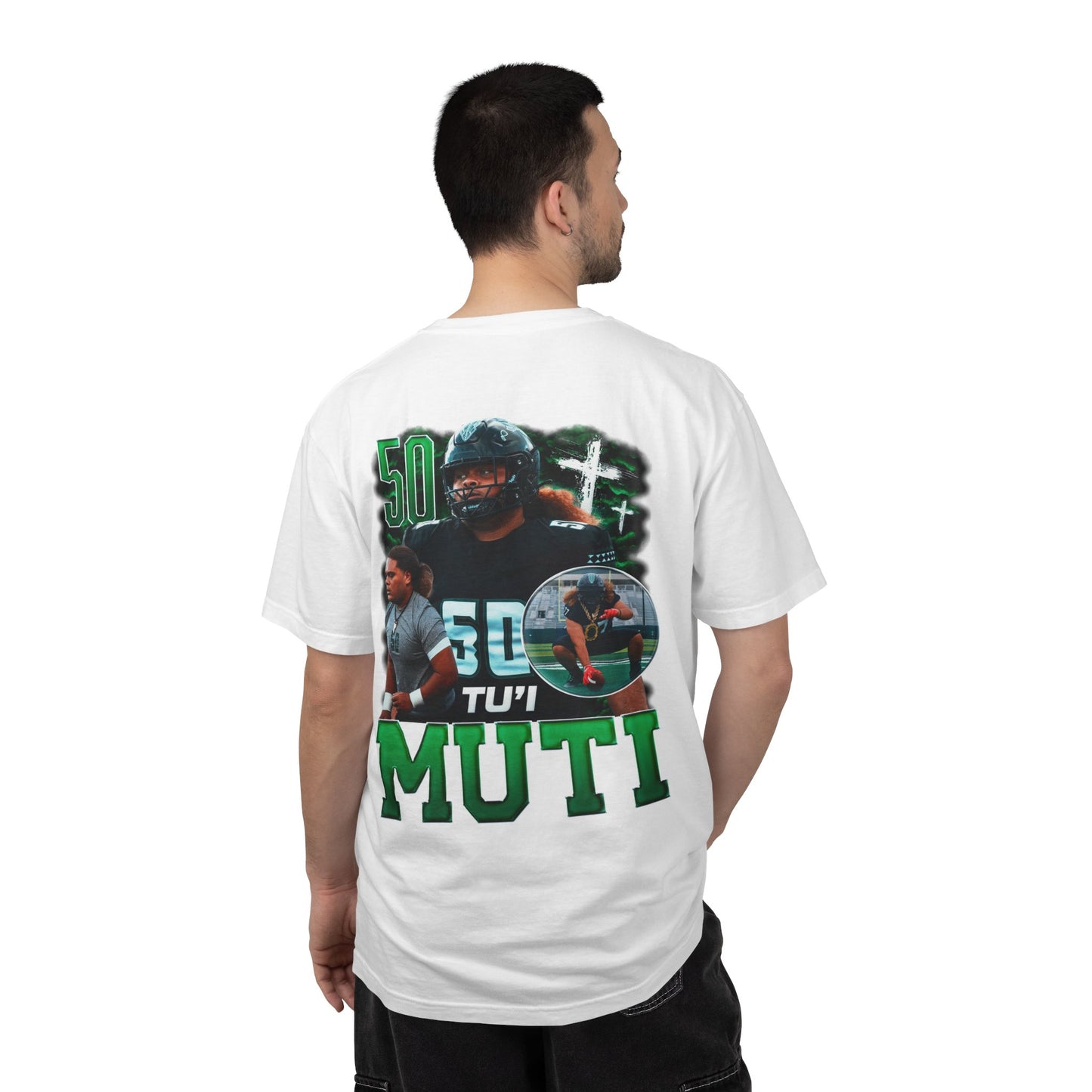 Tu'I Muti Logo Front & Back Premium Tee