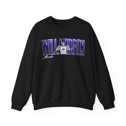 Nicole Willardson Big Last Name Crewneck Sweatshirt