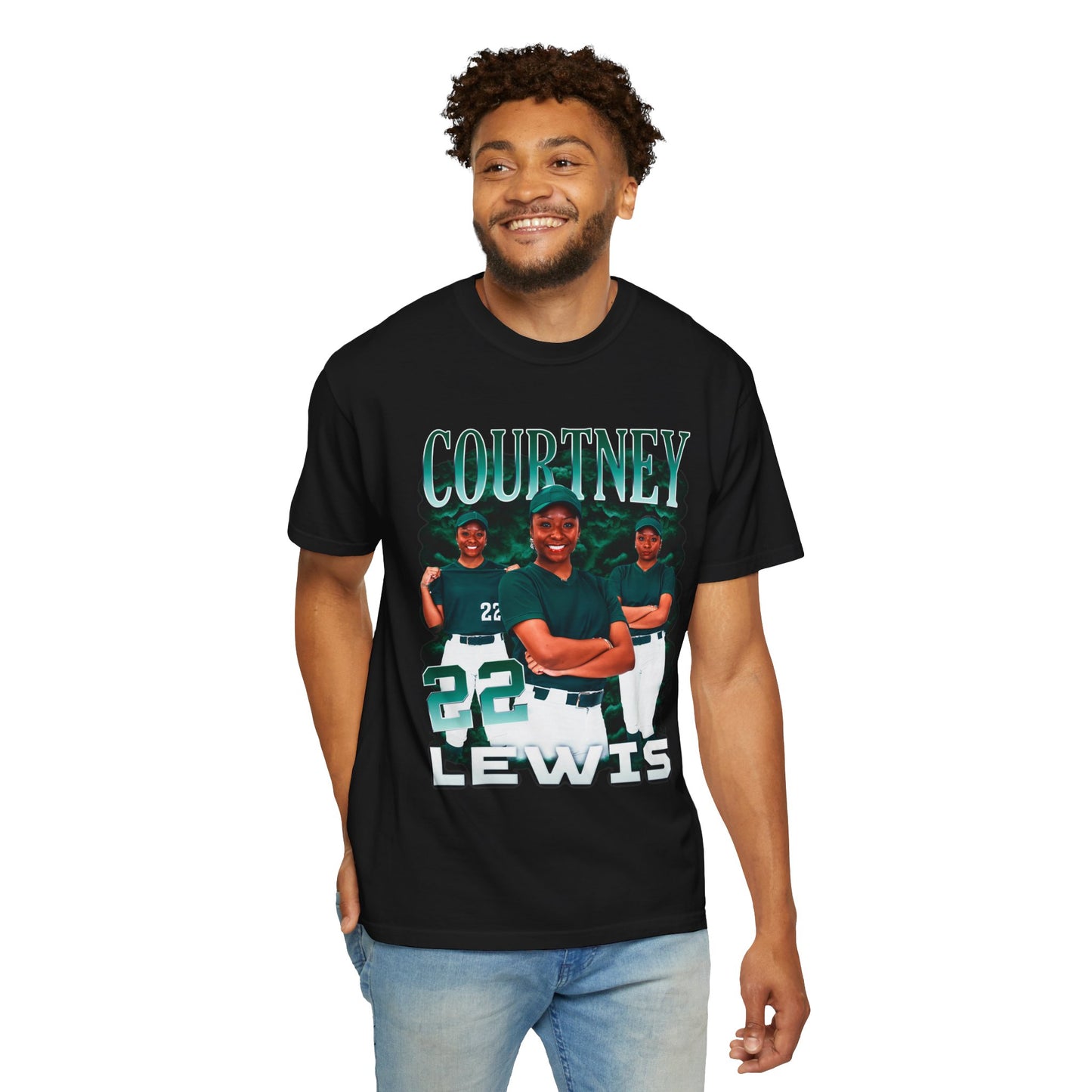 Courtney Lewis Colored & White Combo Premium Tee