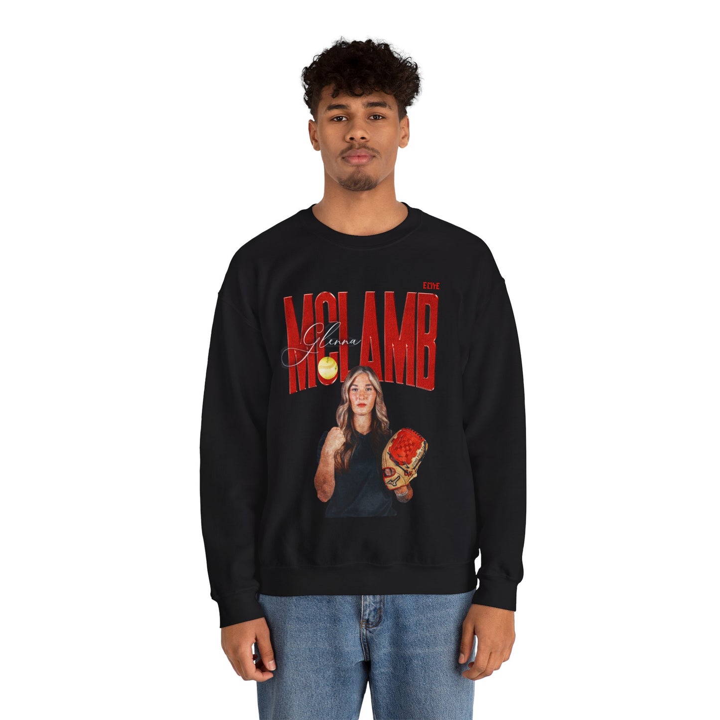 Glenna McLamb Faded Glory Crewneck Sweatshirt