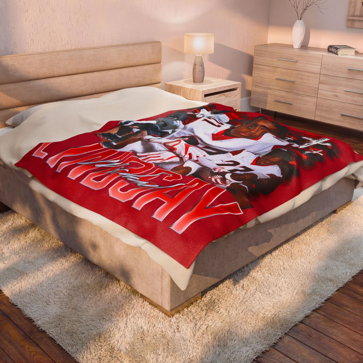 Michael Lindsay 60"-80" Plush Blanket