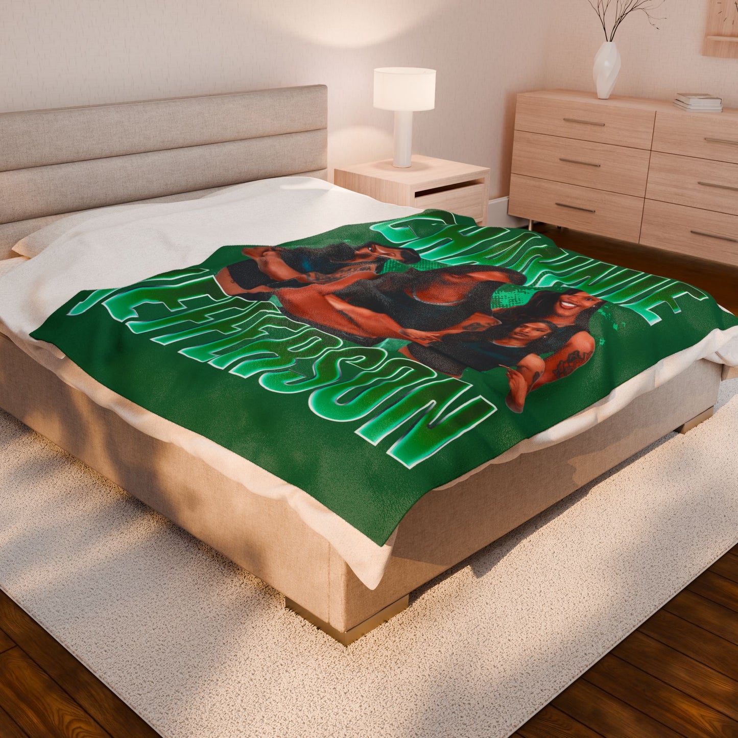 Channie Jefferson 60"-80" Plush Blanket