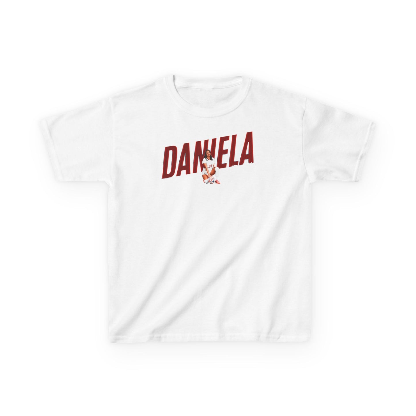 Daniela Portillo Cursive Combo Colored Kids Tee