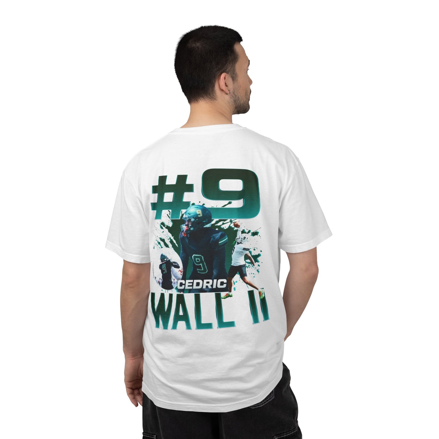 Cedric Wall II Logo Front & Back Premium Tee