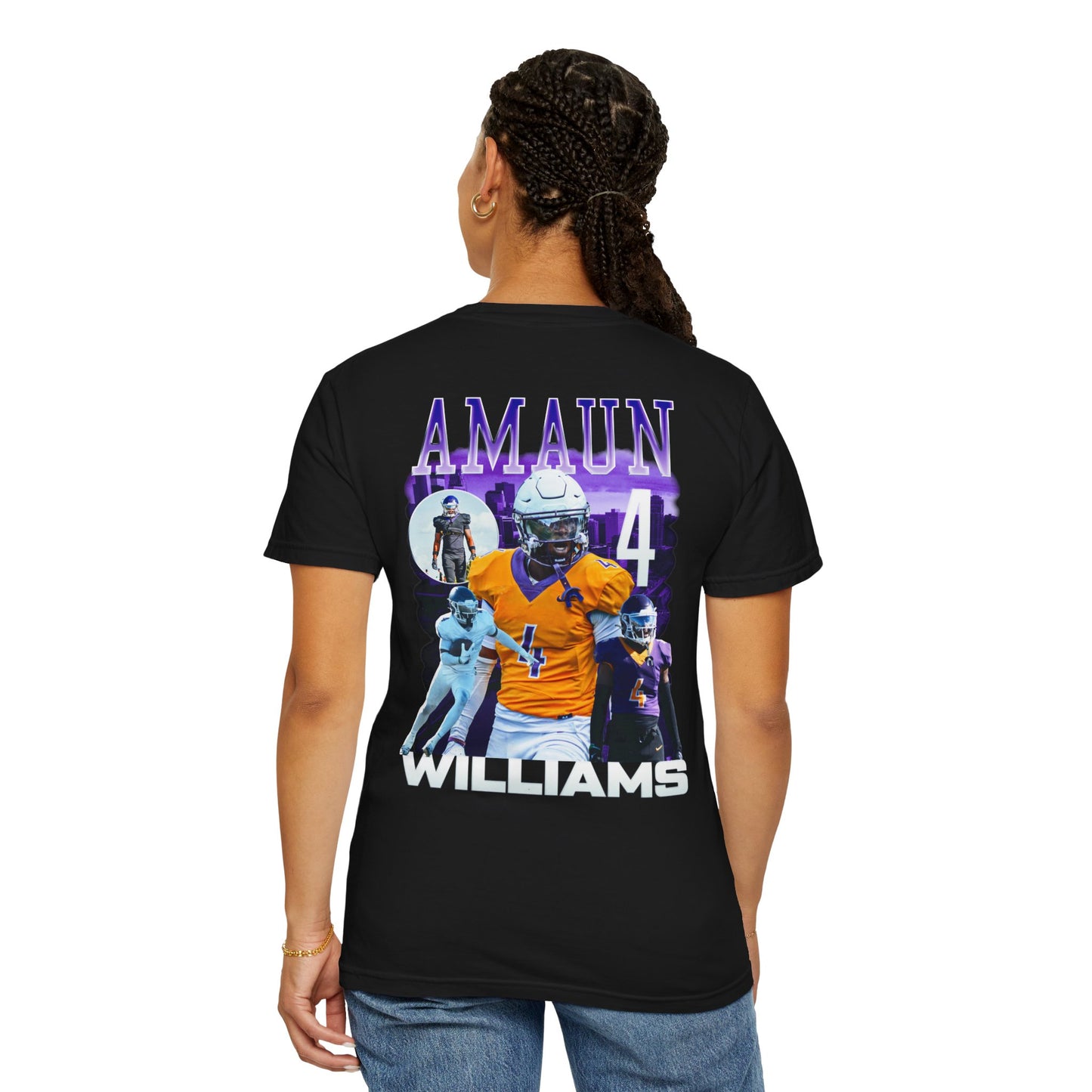 Amaun Williams Logo Front & Back Premium Tee