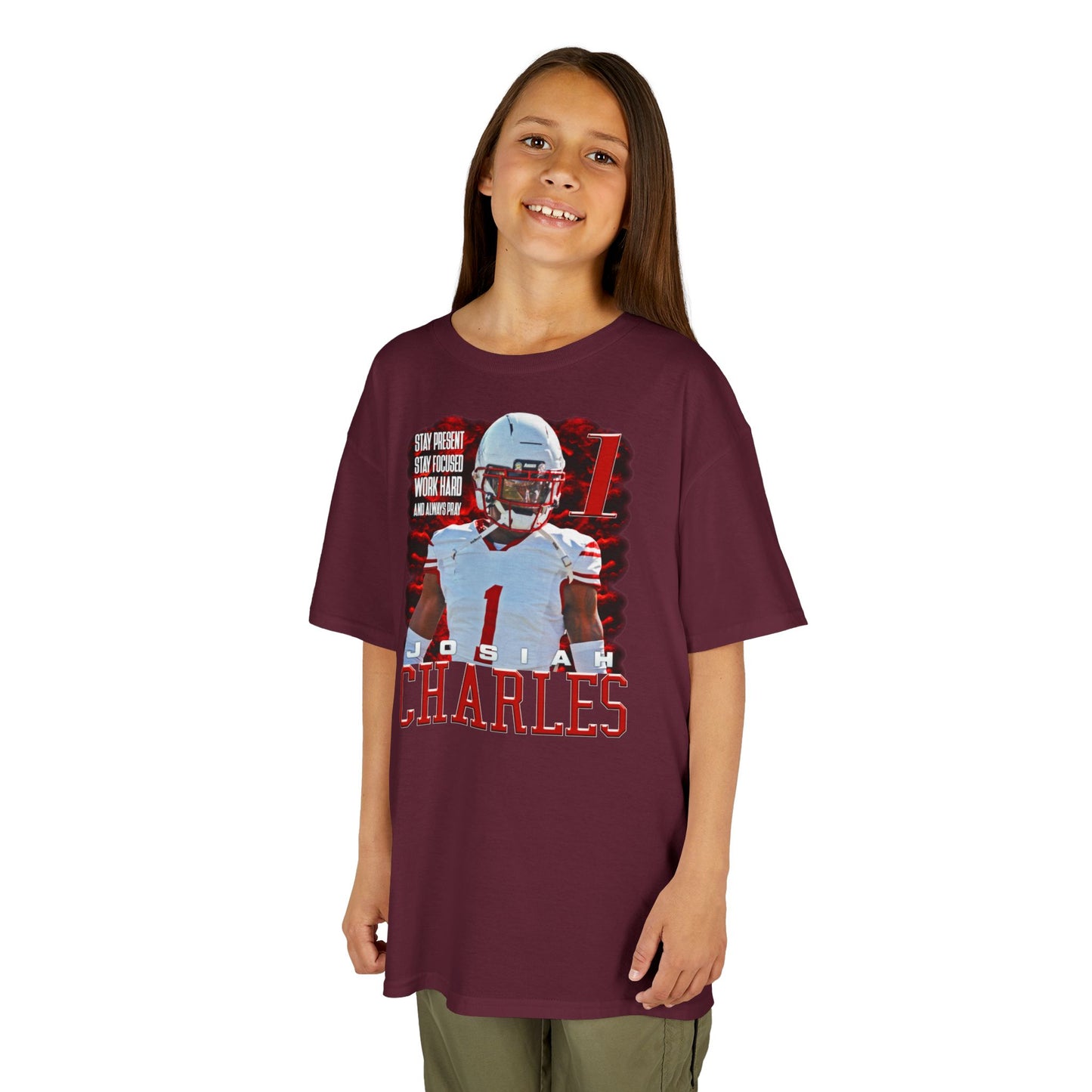 Josiah Charles Featured Quote Kids Tee