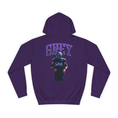 Uelese Grey Big Last Name Premium Hoodie