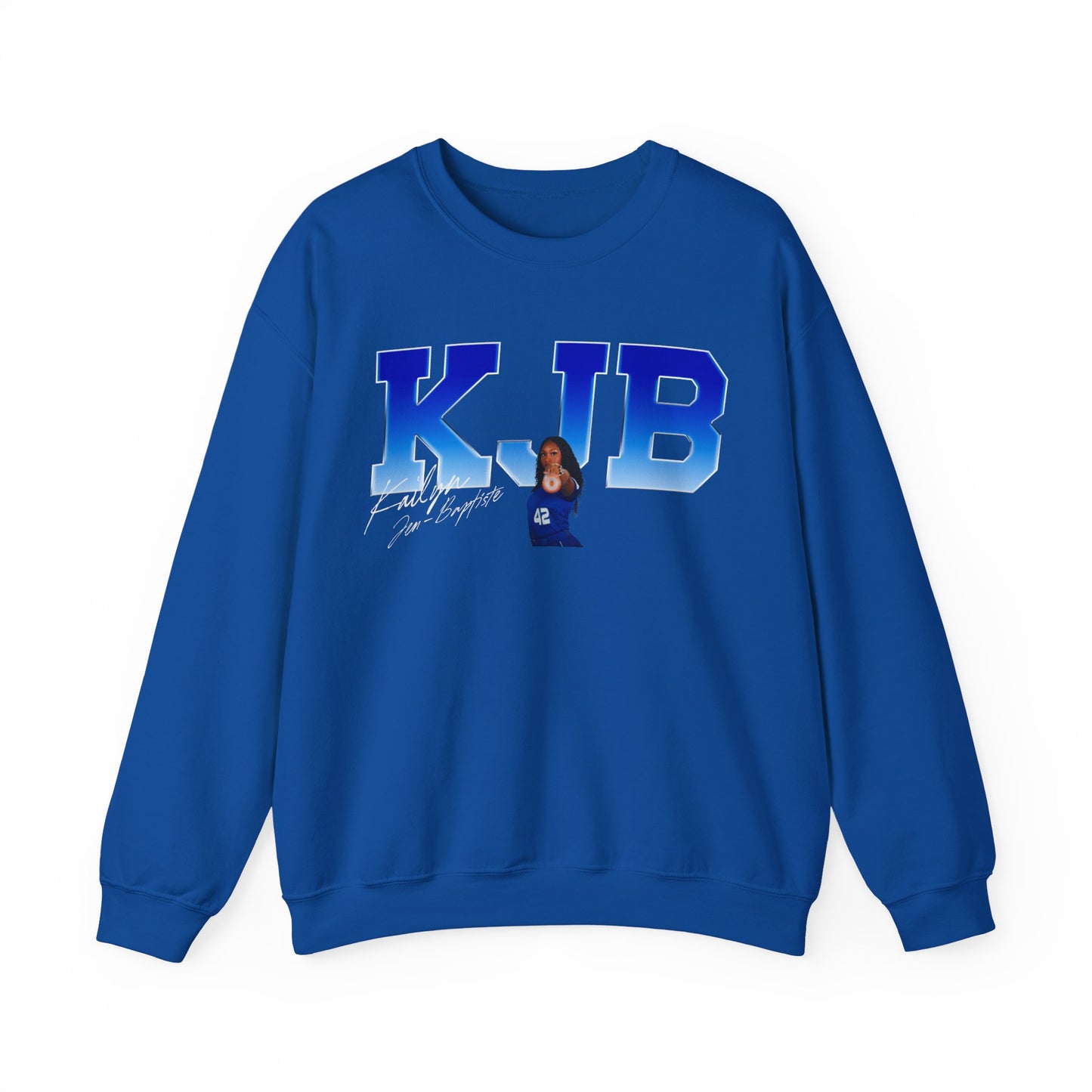 Kailyn Jean-Baptiste Big Initials Crewneck Sweatshirt