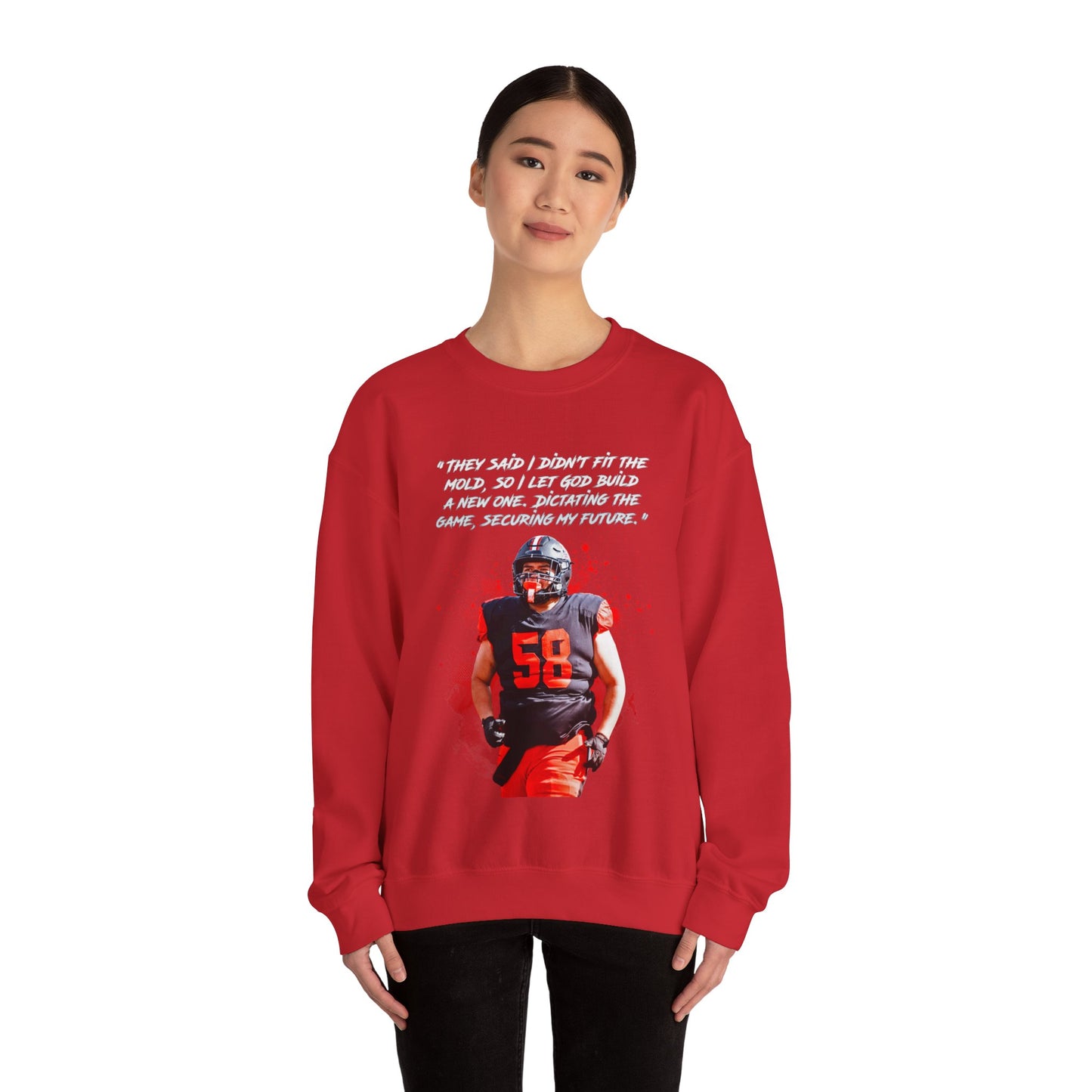 Lenard Alvarez Featured Quote Crewneck Sweatshirt