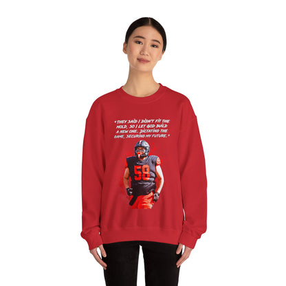 Lenard Alvarez Featured Quote Crewneck Sweatshirt