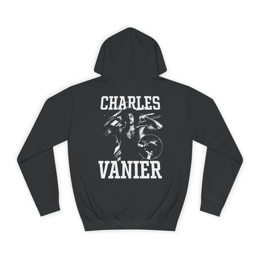 Charles Vanier Vintage Blackout Premium Hoodie