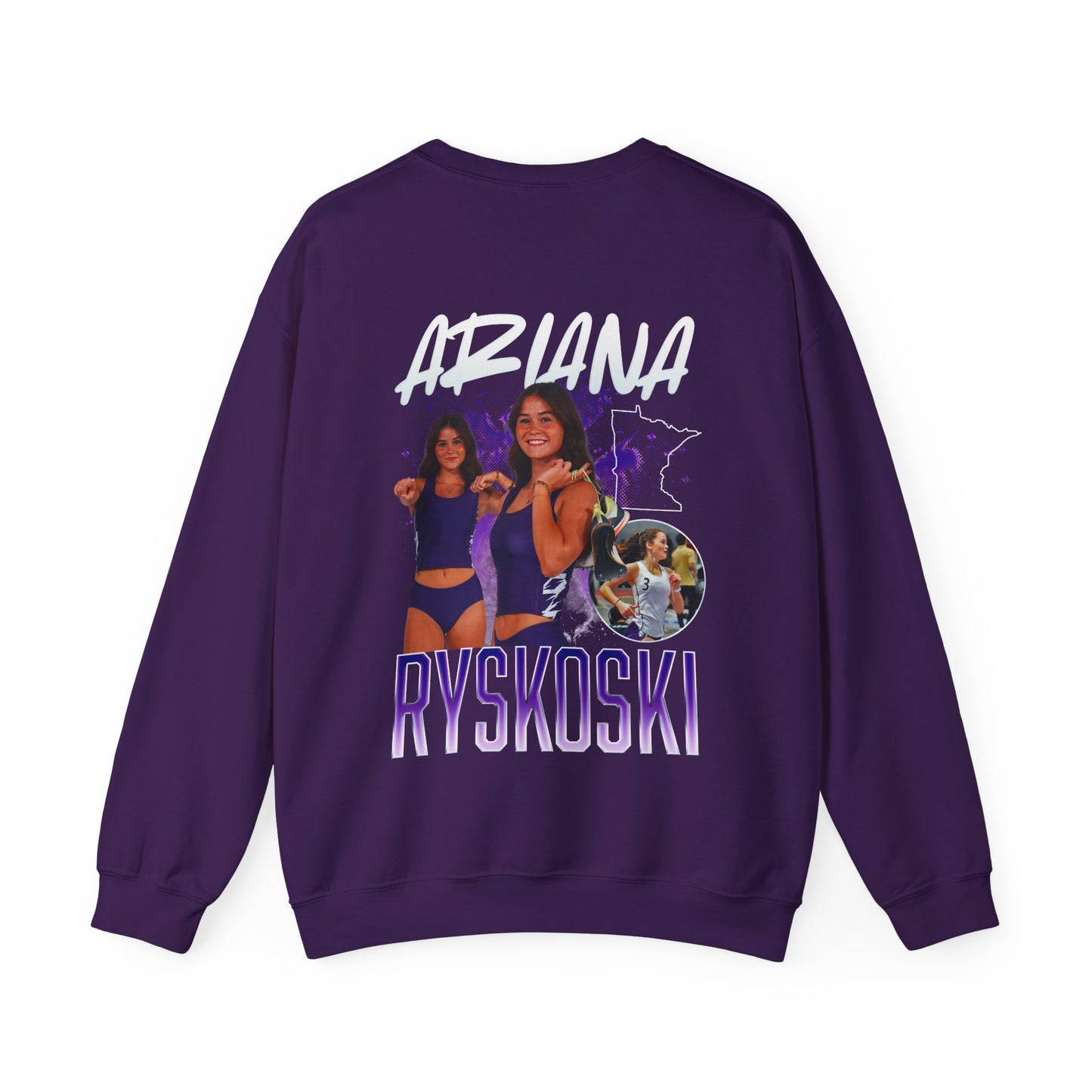 Ariana Ryskoski Logo Front & Back Crewneck