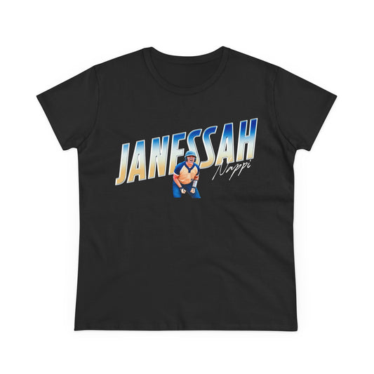 Janessah Nappi Cursive Combo Women's Tee