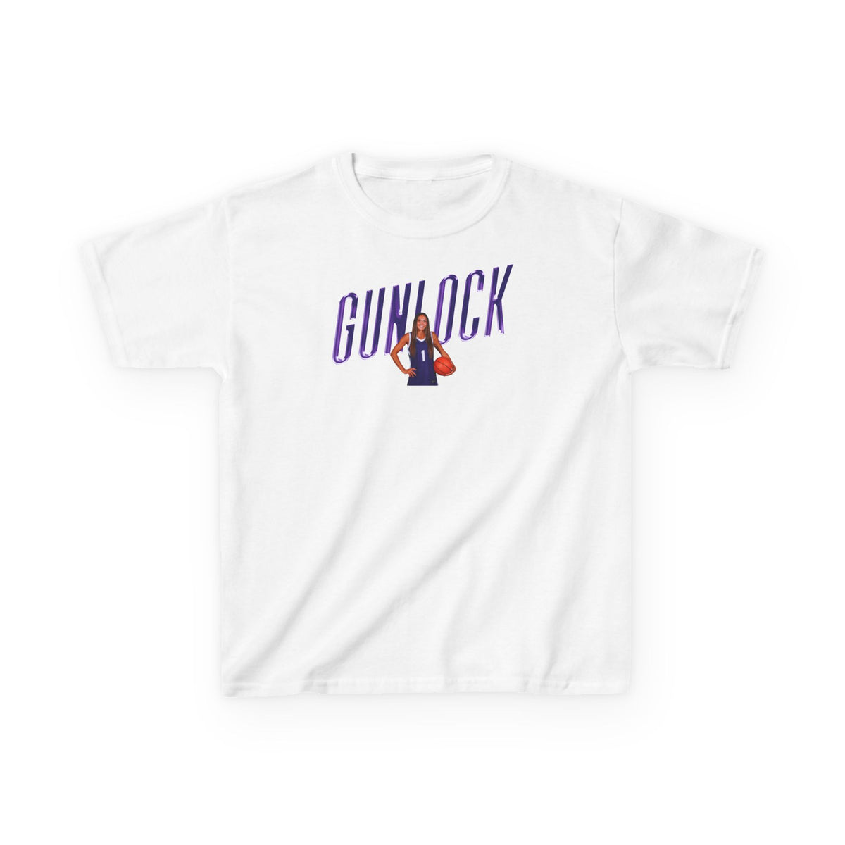 Paeten Gunlock Cursive Combo Colored Kids Tee