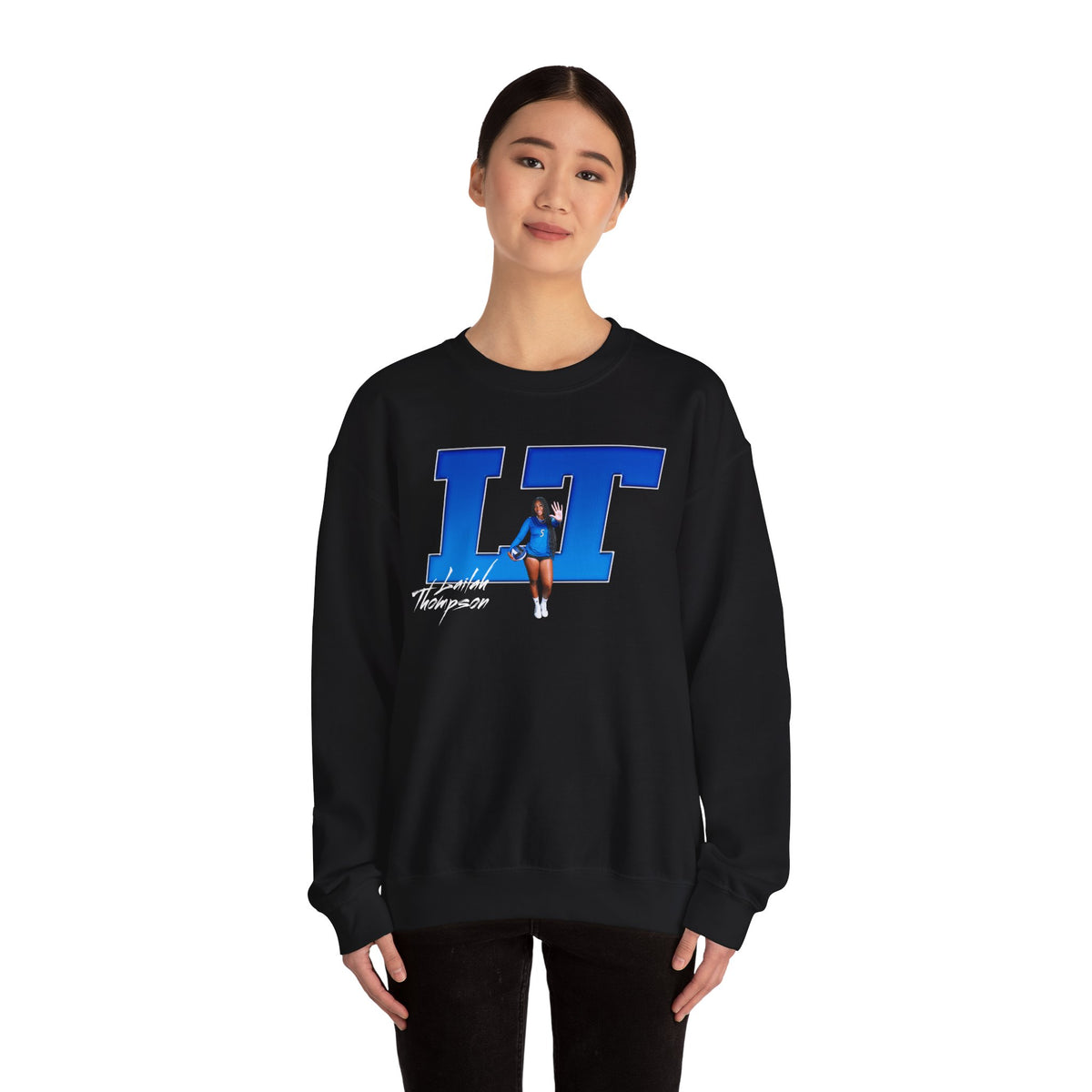 Lailah Thompson Big Initials Crewneck Sweatshirt