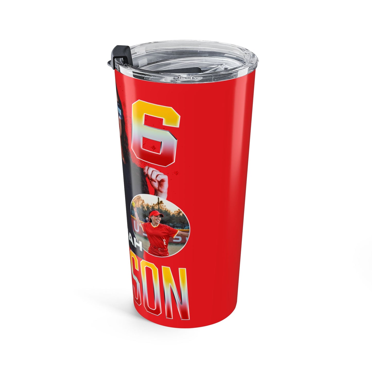 Kianah Johnson Name & Number Ombre 20oz Tumbler