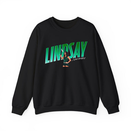 Lindsay Simmons Cursive Combo Colored Crewneck Sweatshirt