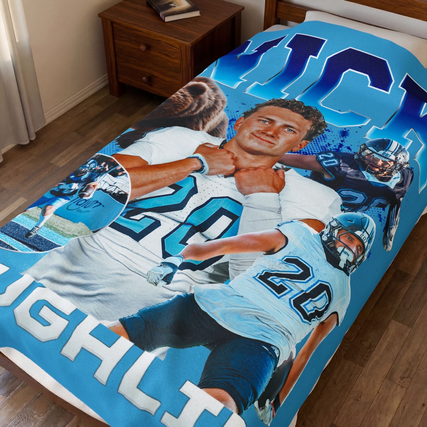 Nick Laughlin 60"-80" Plush Blanket