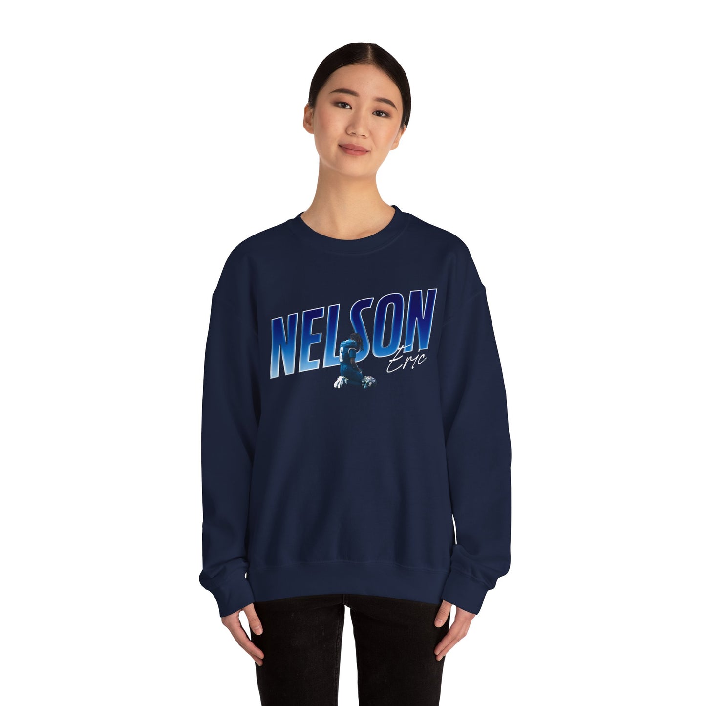 Eric Nelson Cursive Combo Crewneck Sweatshirt
