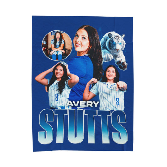 Avery Stutts Team Mascot 60"-80" Plush Blanket