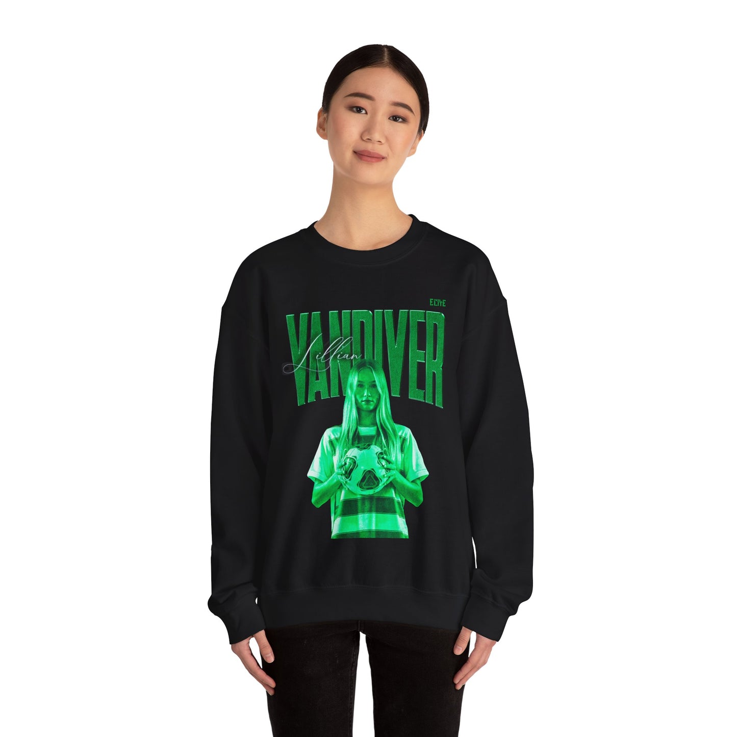 Lillian Vandiver Faded Glory Crewneck Sweatshirt