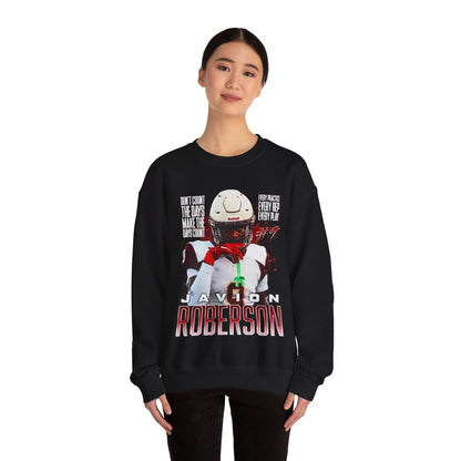 Javion Roberson Featured Quote Crewneck Sweatshirt