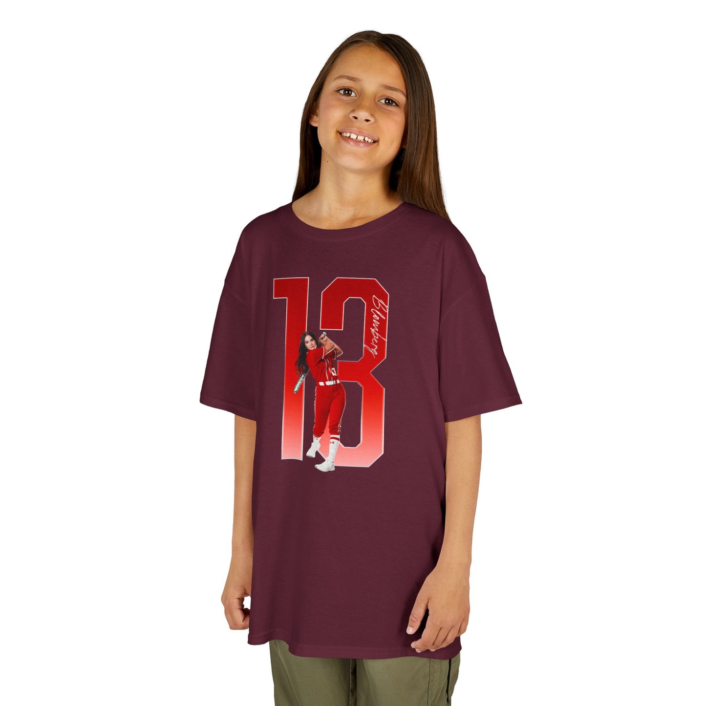 Addison Blomberg Player Icon Number Kids Tee