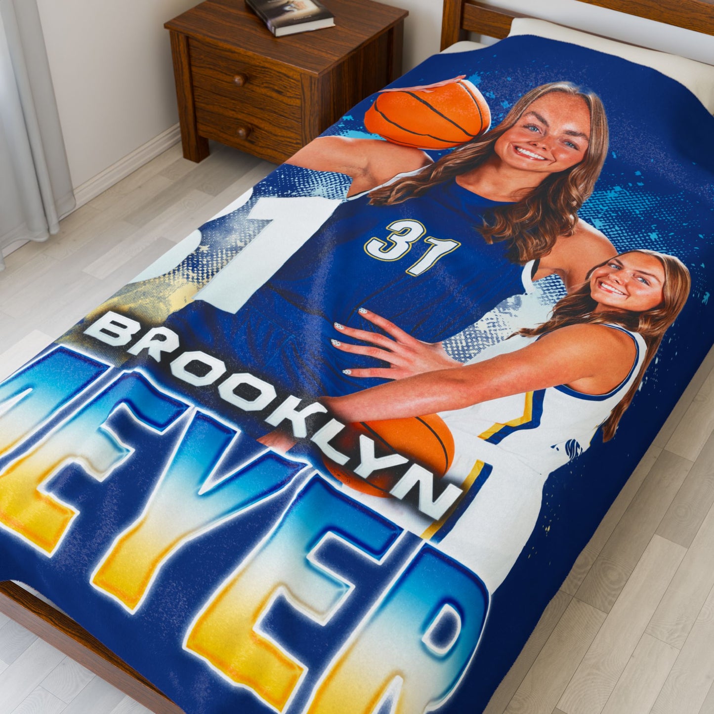 Brooklyn Meyer 60"-80" Plush Blanket
